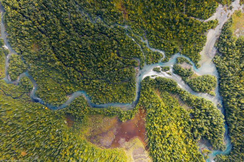 Хибины, Кольский полуостров Река Малая Белая фото превью