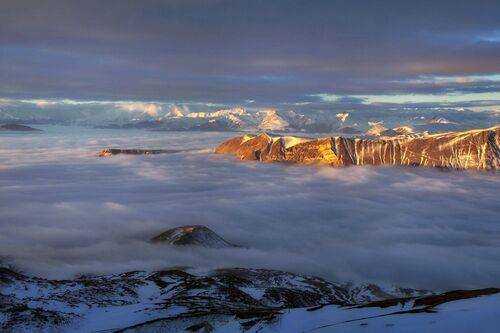 Зимой в горах Дагестана
