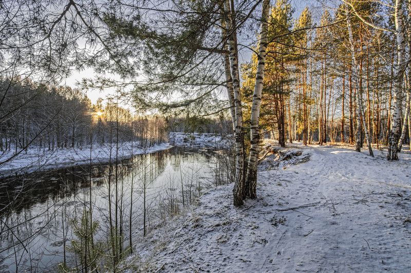 Первыф снег. фото превью