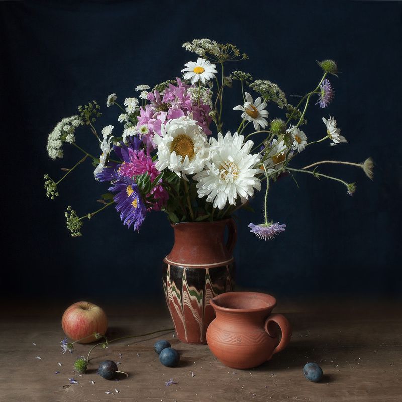 осень, букет, астры Осень, астры. фото превью