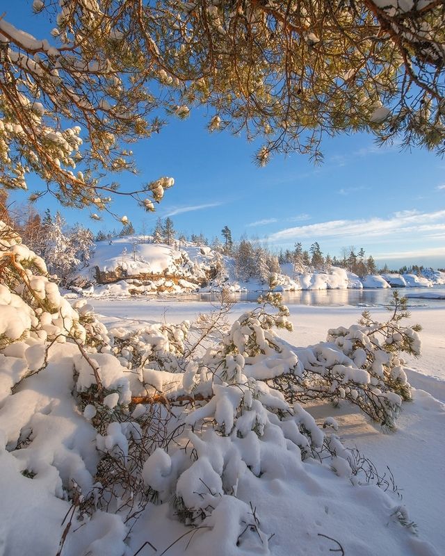 Снежная Ладога фото превью