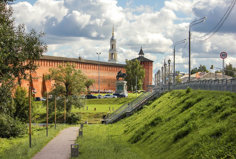 Коломна. Вид на Кремль. фото превью