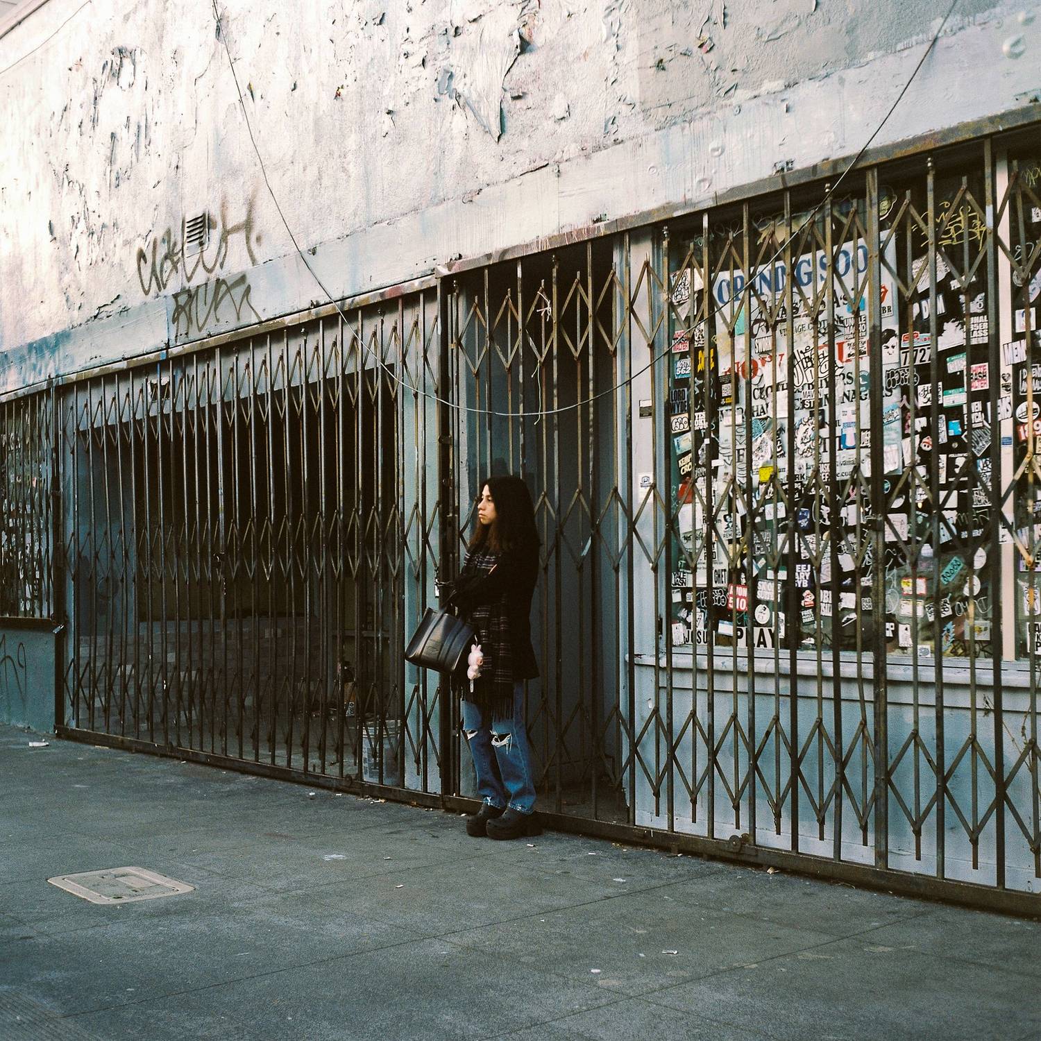 urban, street, san, francisco, haight, ashbury, graffiti, gates, architecture, film, analog, yashica, mat124g, kodak, portra, 400, medium, format, 120mm, grain, panda, labs, documentary, authentic, gritty, travel, city, lifestyle, environmental, portrait, Rozman Erik