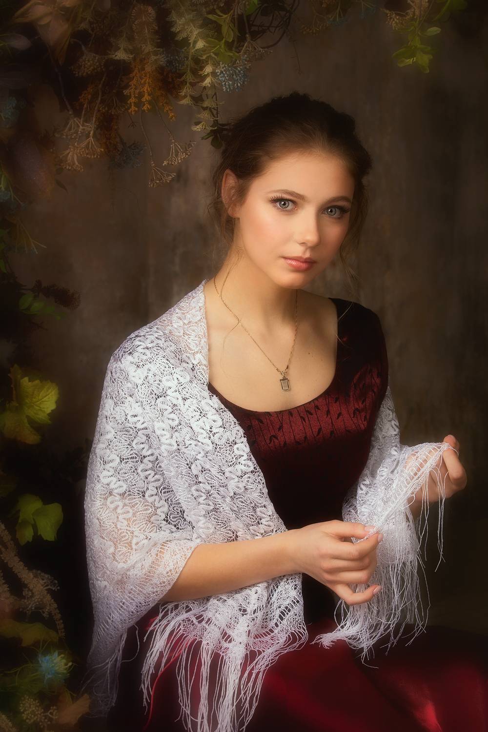 портрет, девушка, Алексей Назаров