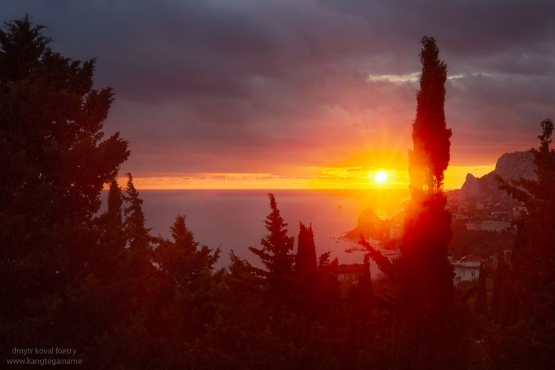 пейзажемагьё, пейзаж-как-виденье Дивный закат кипарисовой лагуны… фото превью