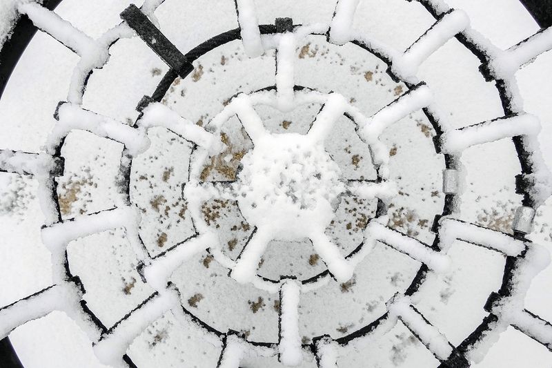 Снежная геометрия фото превью