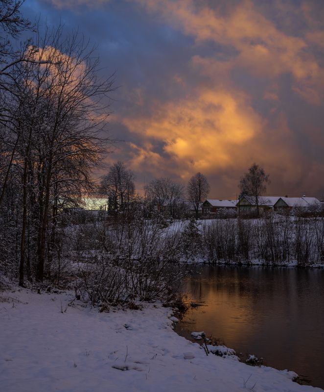 Первый снег фото превью