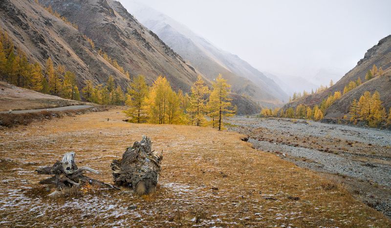 Сентябрь в горах Тывы. фото превью