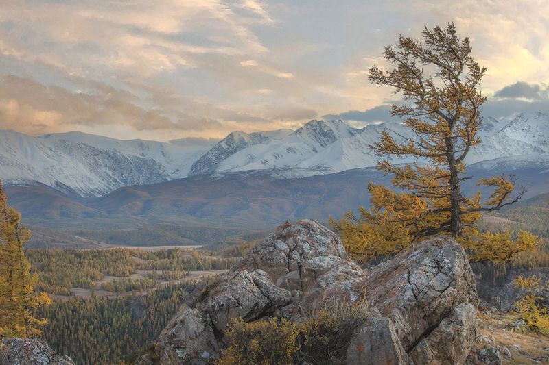 алтайские эскизы.... Алтай осенью ... фото превью