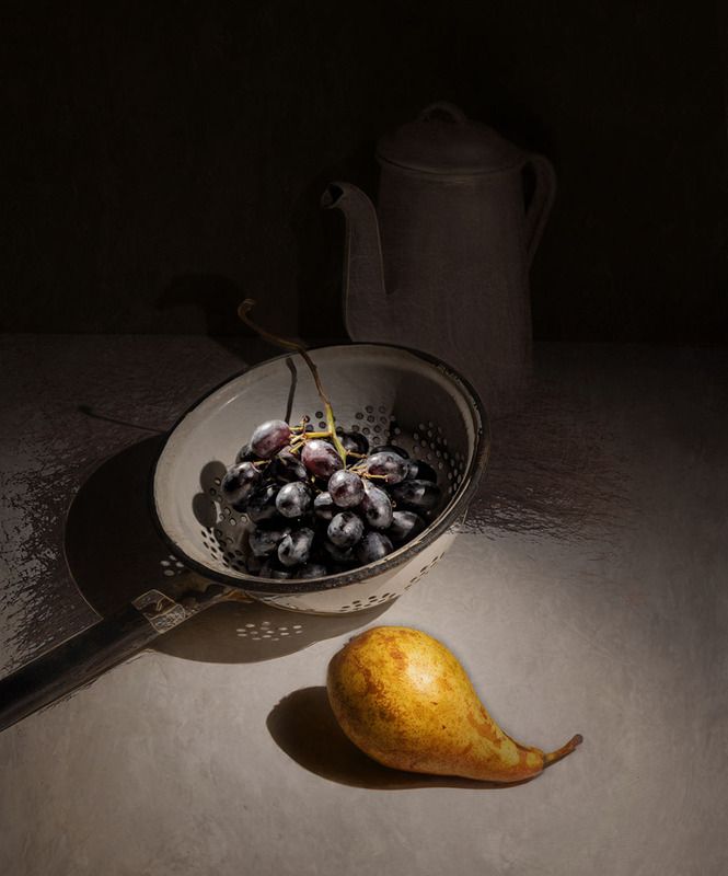 груша и виноград фото превью