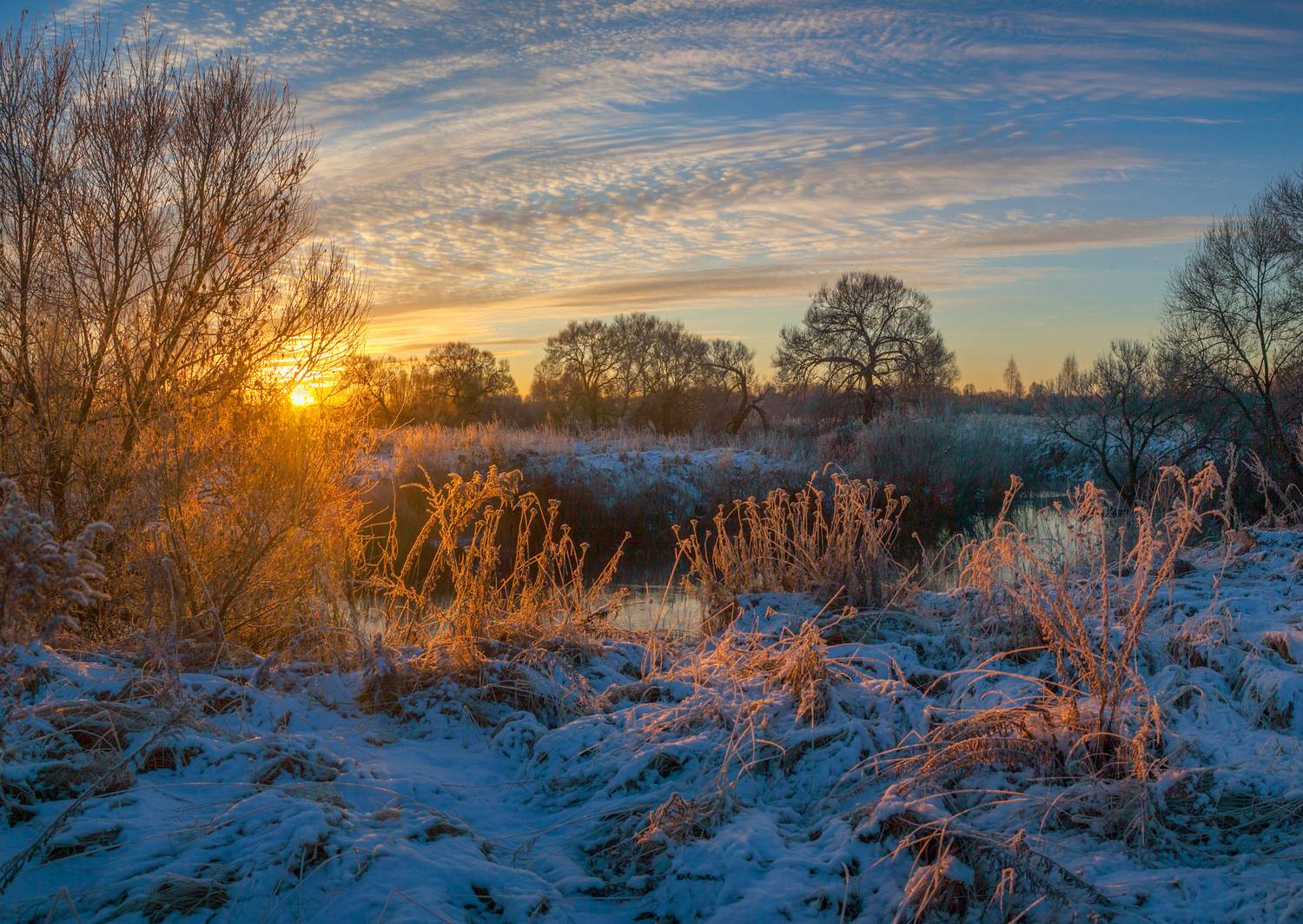 осень, рассвет, Свистков Александр
