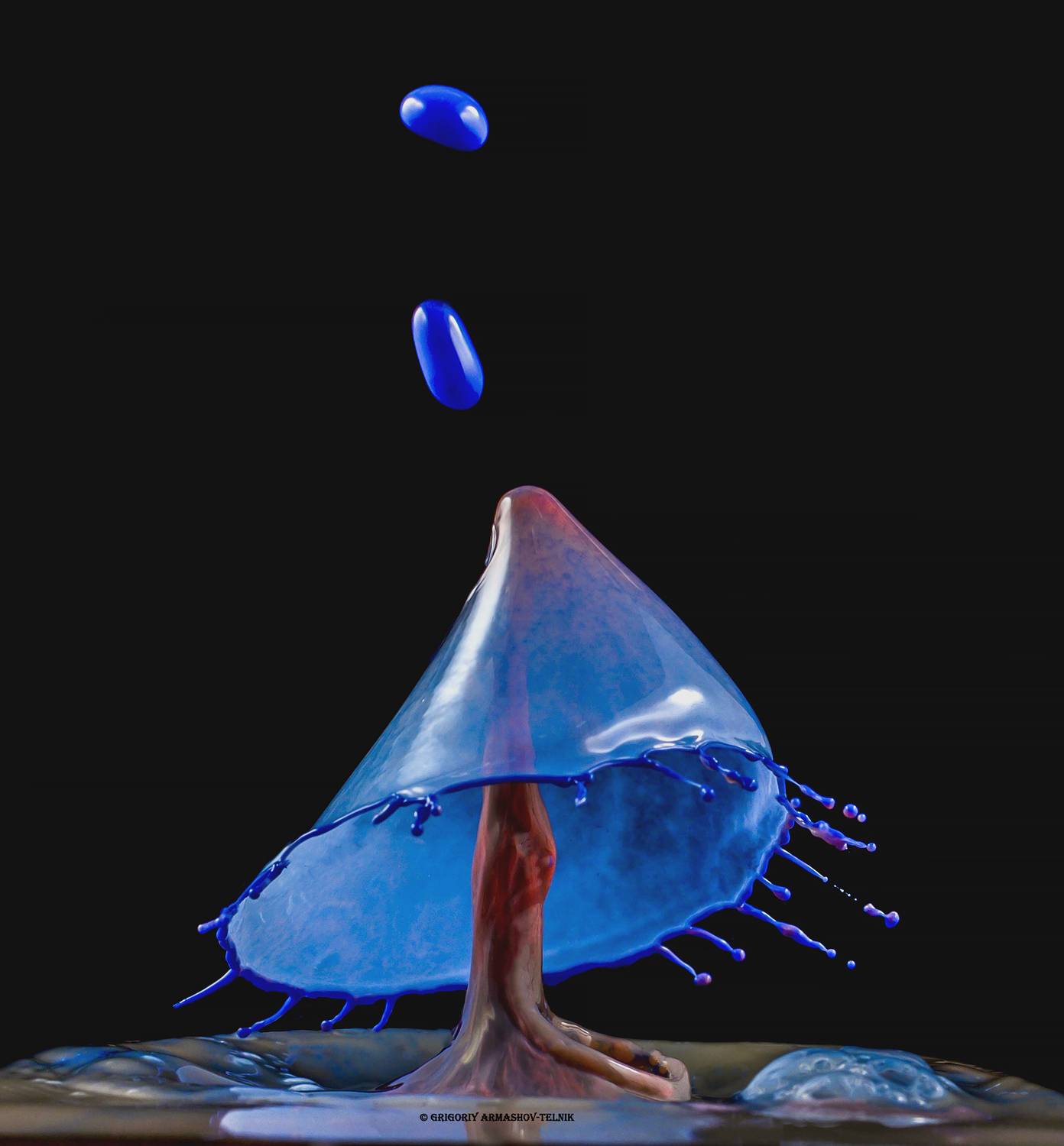 #color_image #color #drop #liqiud #macro #water #macrophoto #red #blue, Армашов-Тельник Григорий