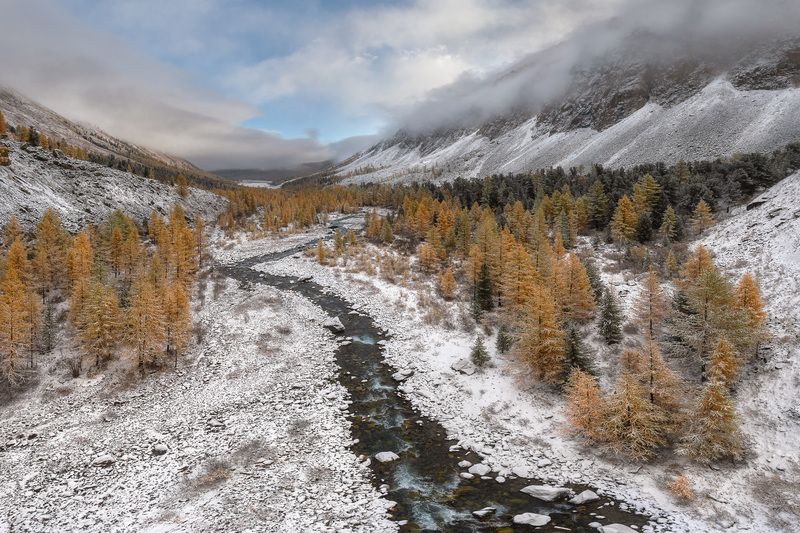 Долина Актру в сентябре фото превью