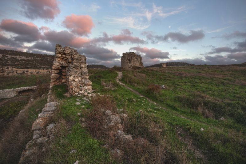 инкерман, севастополь, крым, городской пейзаж, крымский пейзаж, landscape, crimea, autumn Осенний Инкерман фото превью