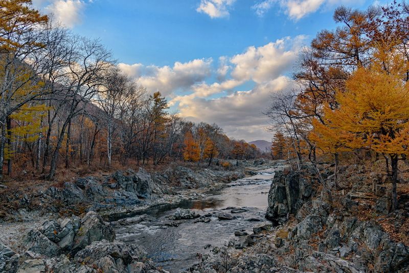 осень, вечер, ррудная  фото превью