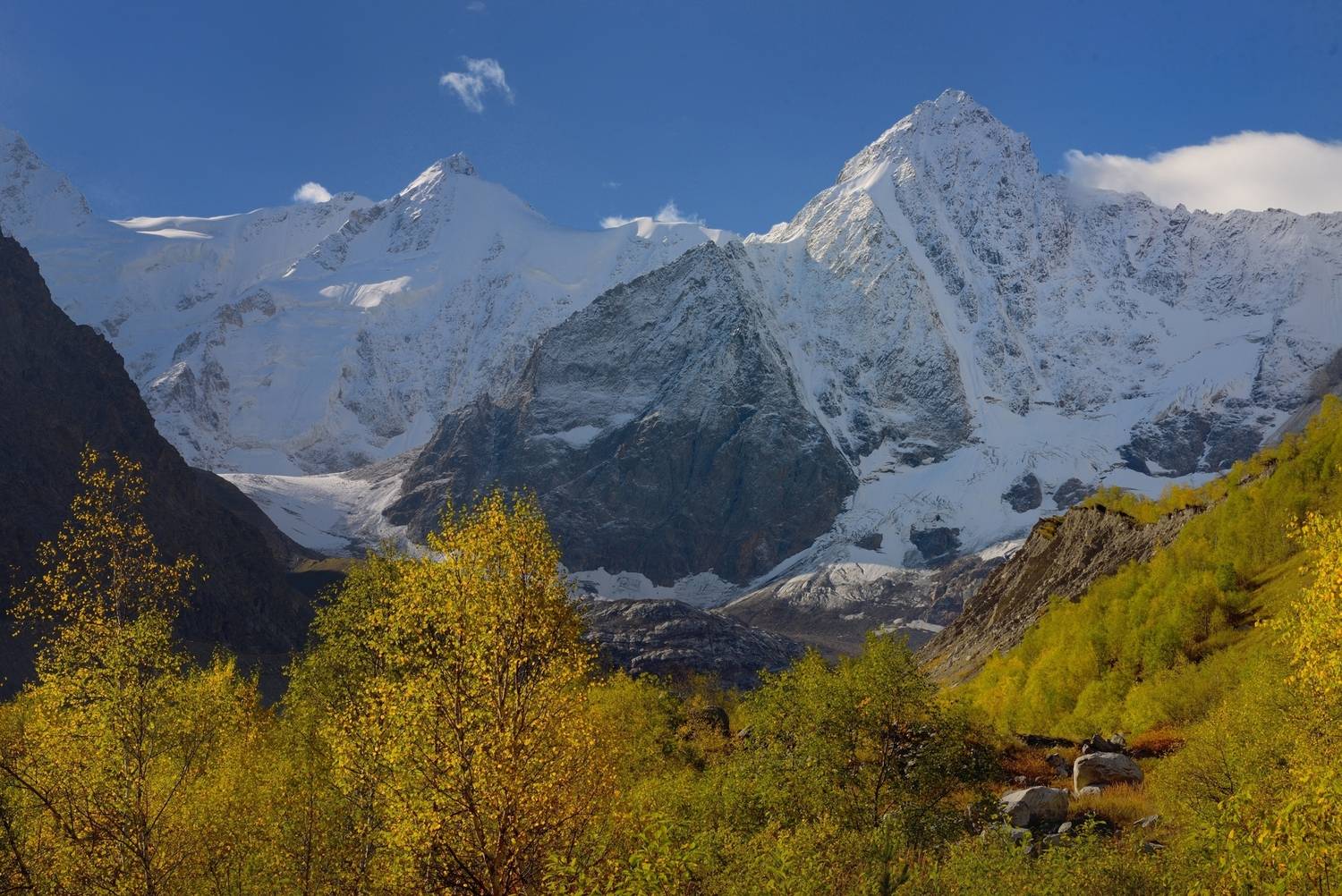 горы осень кавказ, Александр Жарников