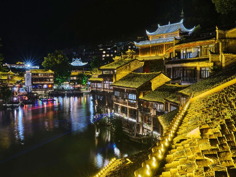 China Fenghuang Китай #пейзаж городскойпейзаж архитектура АндрейПономарев AndreiPonomarev Вечерние бдения фото превью