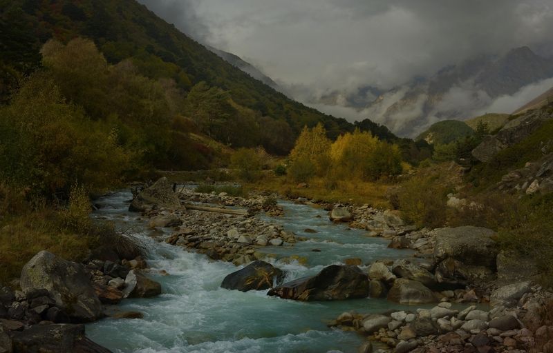 Осень в горах Кавказа фото превью