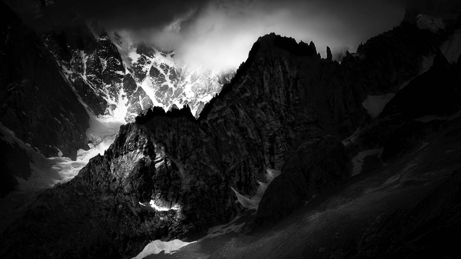 mountain, clouds,fog,montblanc,courmayeur, av peteghium