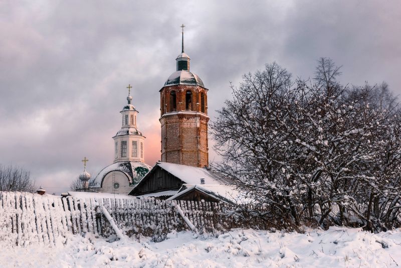 Первый снег фото превью