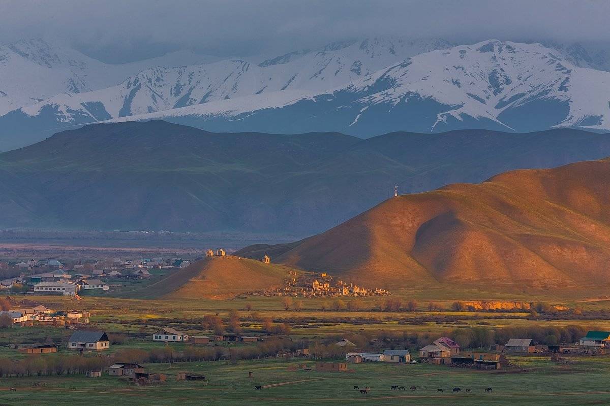 кожомкул, киргизия, тянь-шань, горы, рассвет, Кирилл Уютнов