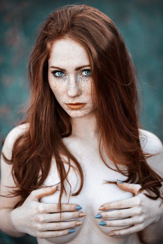 Portrait, Red hair, Sensuality Marlena фото превью
