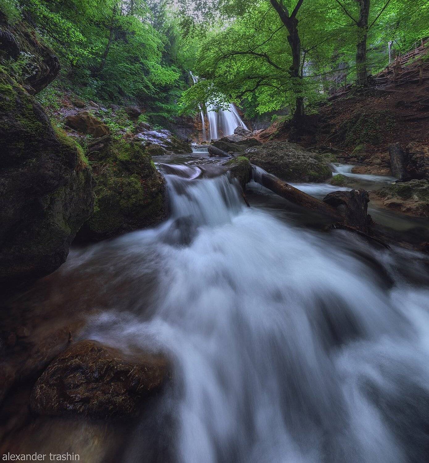 водопад, джур-джур, крым, пейзаж, Александр Трашин