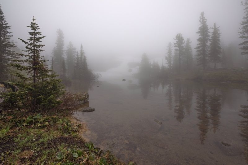 лазурное, ергаки, саяны Туманное Лазурное фото превью