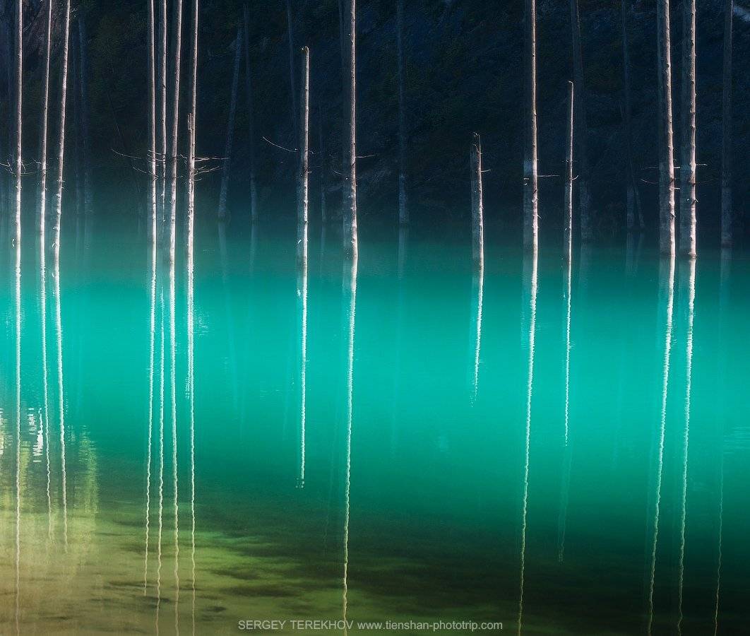 Казахстан, Кунгей Алатау, Озеро Каинды, Фотографии казахстана, Сергей Терехов