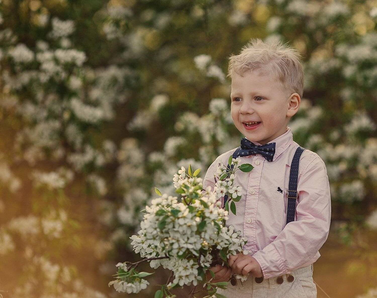 Children, Весна, Дети, Яблони, Шумкова Элина