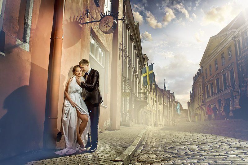 Tallinn. Streets of old town. фото превью