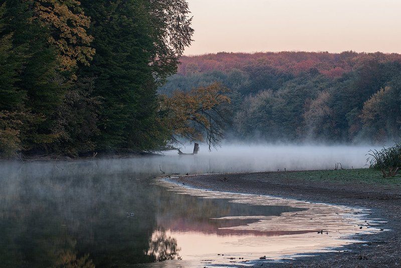 Октябрь, Осень, Утро Первые заморозки фото превью