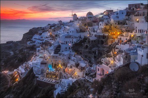 Сказочный остров Санторини...