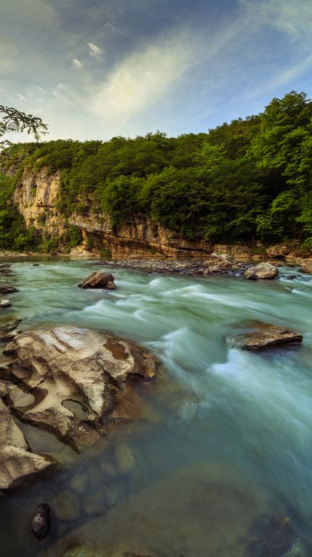 Горная река фото превью