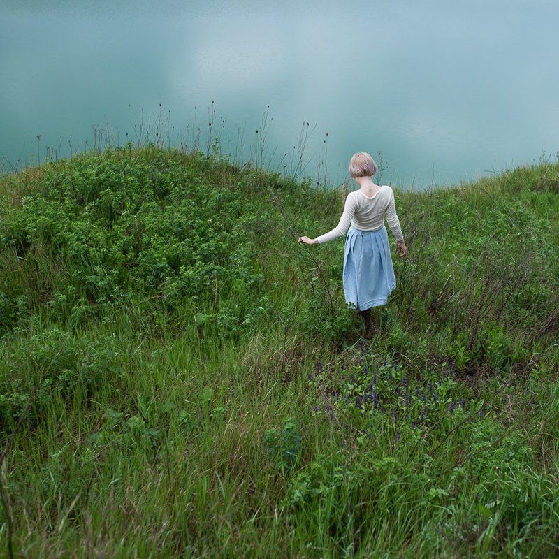 Nature, Portrait, Woman, Дикая природа, Портрет  фото превью