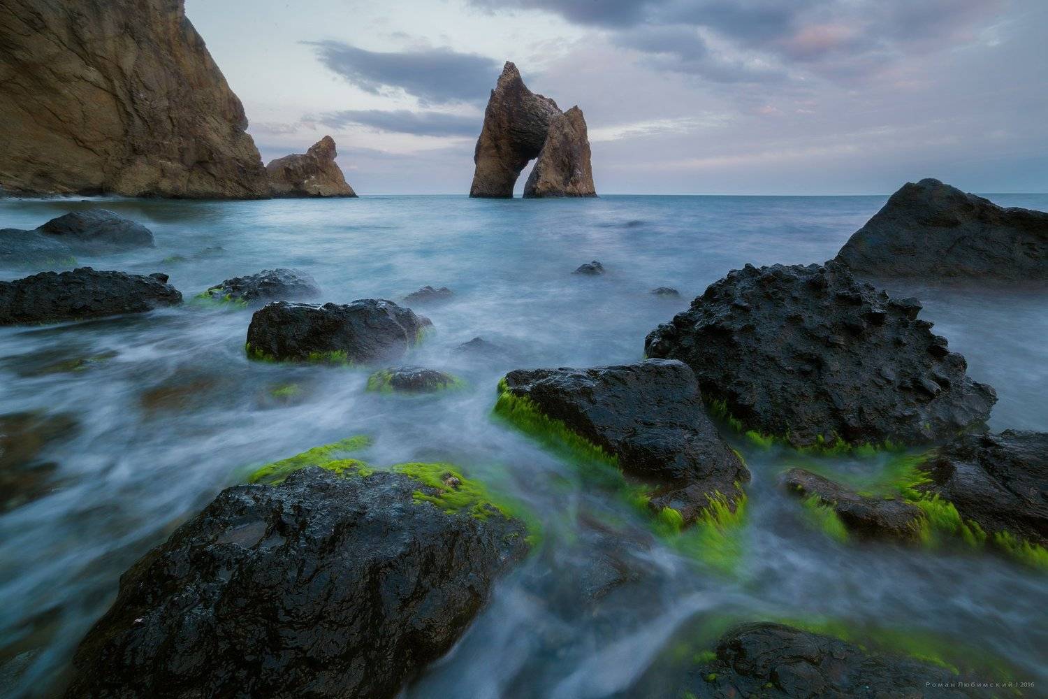 пейзаж, крым, россия, коктебель, феодосия, карадаг, заповедник, черное море, золотые ворота, скала, Роман Любимский