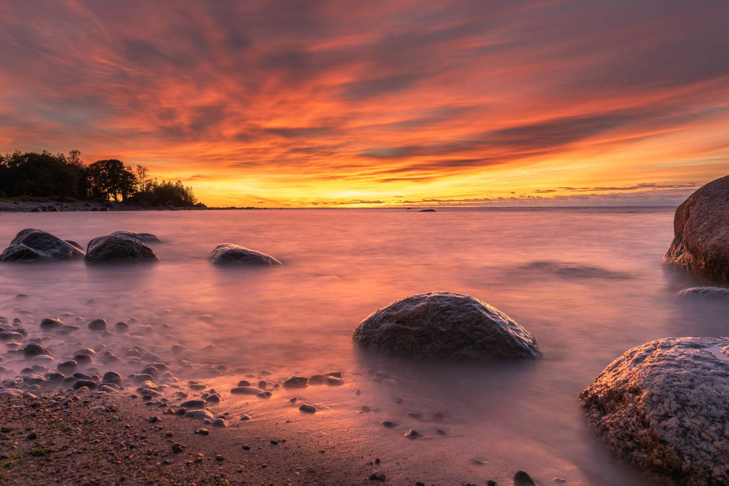 санкт-петербург, питер, петербург, спб, финский залив, залив, закат, небо, облака, камни, bay, landscape, clouds, sky, stone, пейзаж, Alexey S