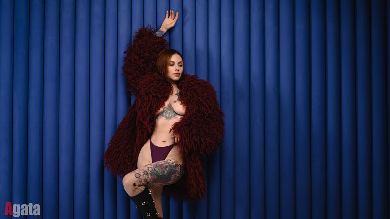 ню эстетика голая девушка пластика грация Winter mood фото превью