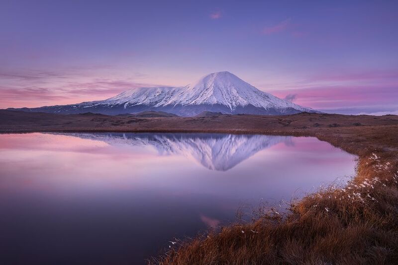 камчатка, ключевкая группа вулканов, толбачик Два Толбачика фото превью