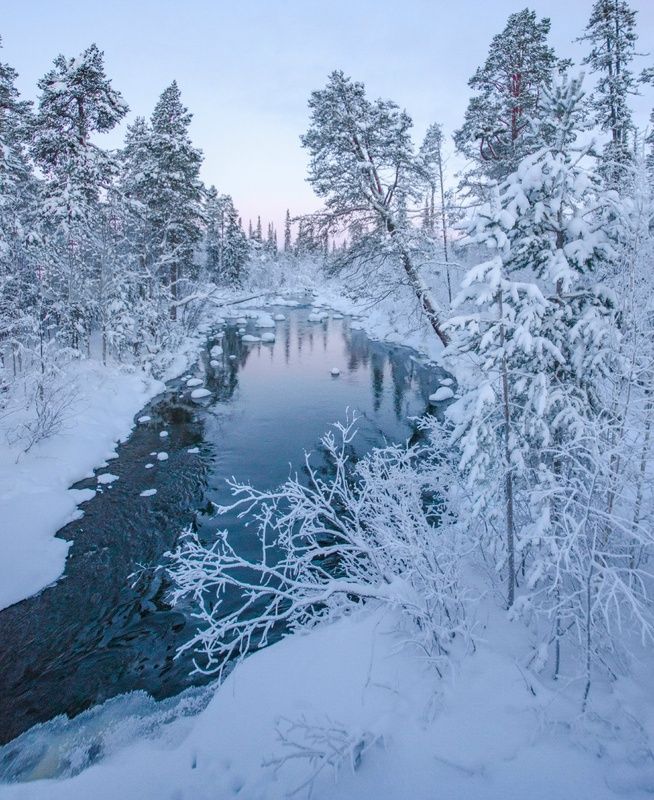 Сумерки полярной ночи фото превью