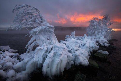 Закат на Имандре