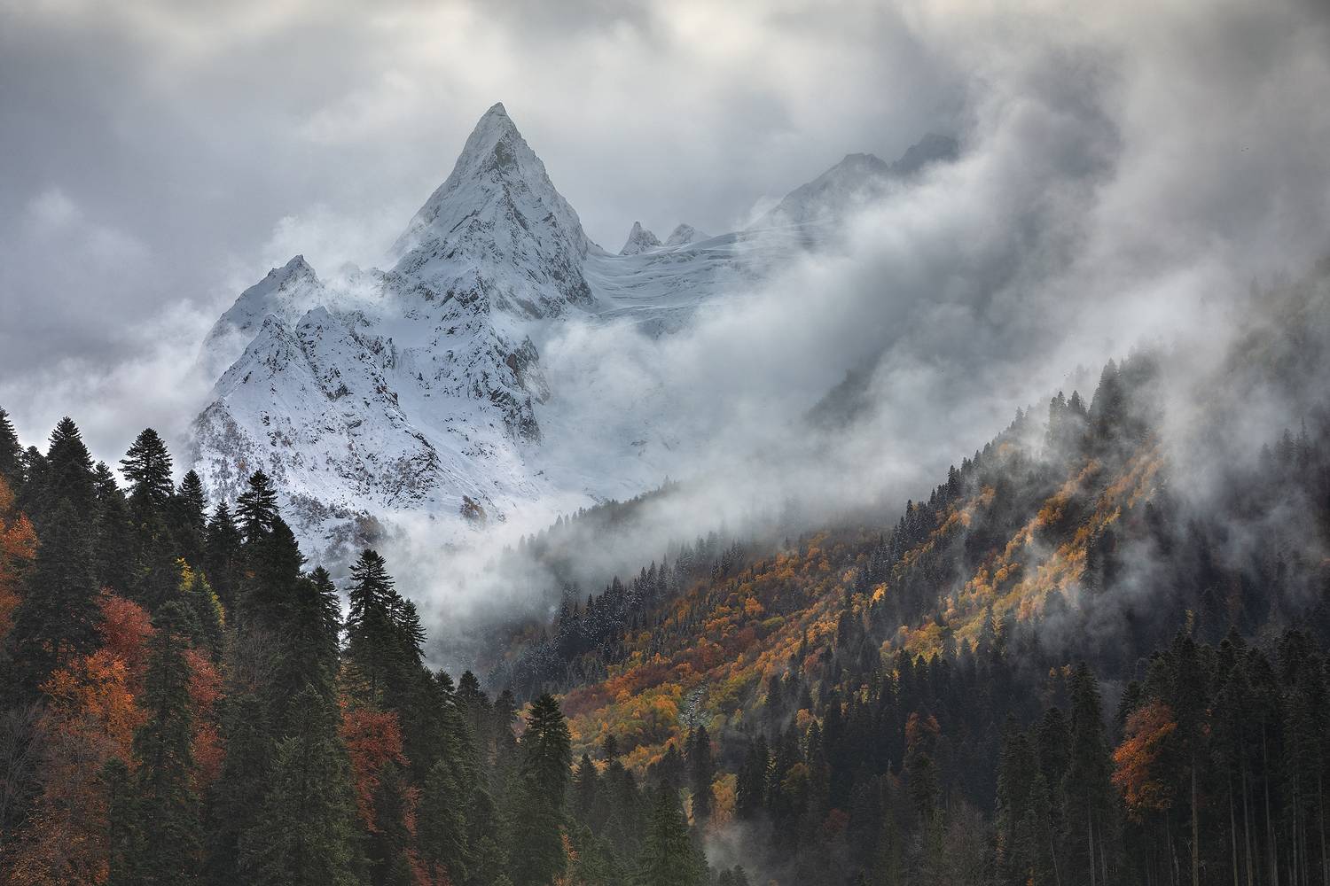 домбай, осень., Чернов Юрий