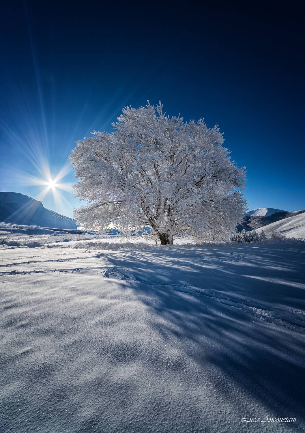 snow winter nature landscape mountains umbria italy, Anconetani Luca
