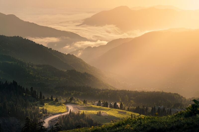 Закат на Годердзи фото превью