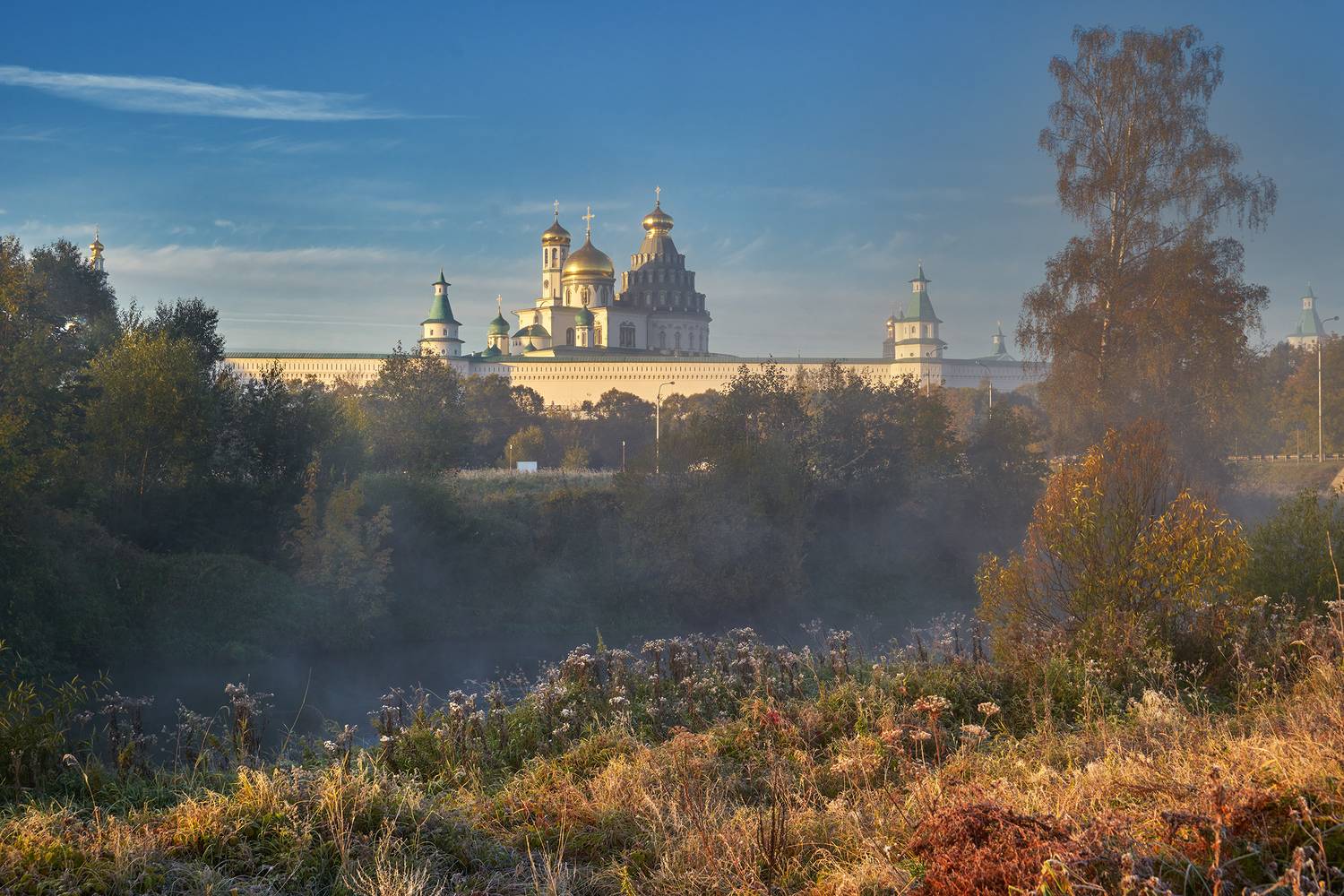 река истра, новый иерусалим, бабье лето, Медведев Александр