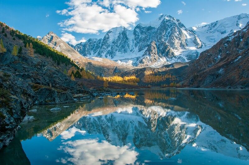 алтай, семёновское, озеро, мечта, красавица, сказка, осень, лиственницы, вечер, отражение, семеновское, верхнее Зеркало  Красавицы фото превью