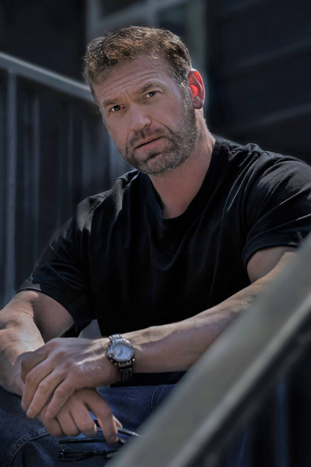 молодой мужчина, актер, город, портрет, Герцен Наталья