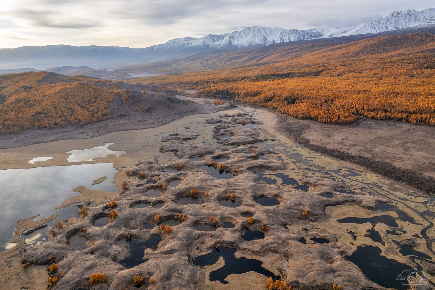алтай, озеро джангысколь, осень, Григорашев Денис