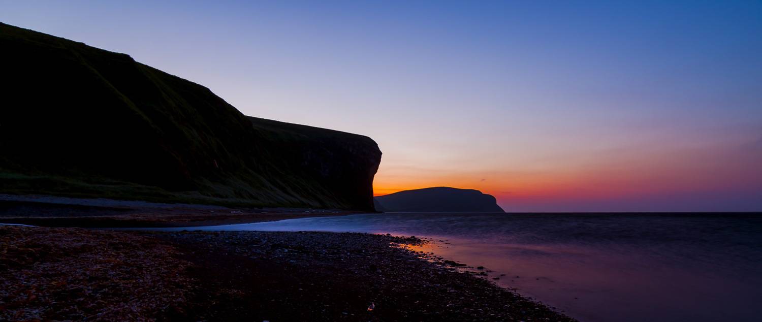 море, закат, вечер, мысы, остров беринга, Уткин Дмитрий