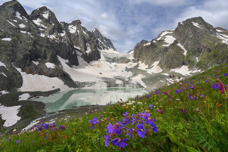 кавказ, архыз, аманауз Ледник Аманауз фото превью